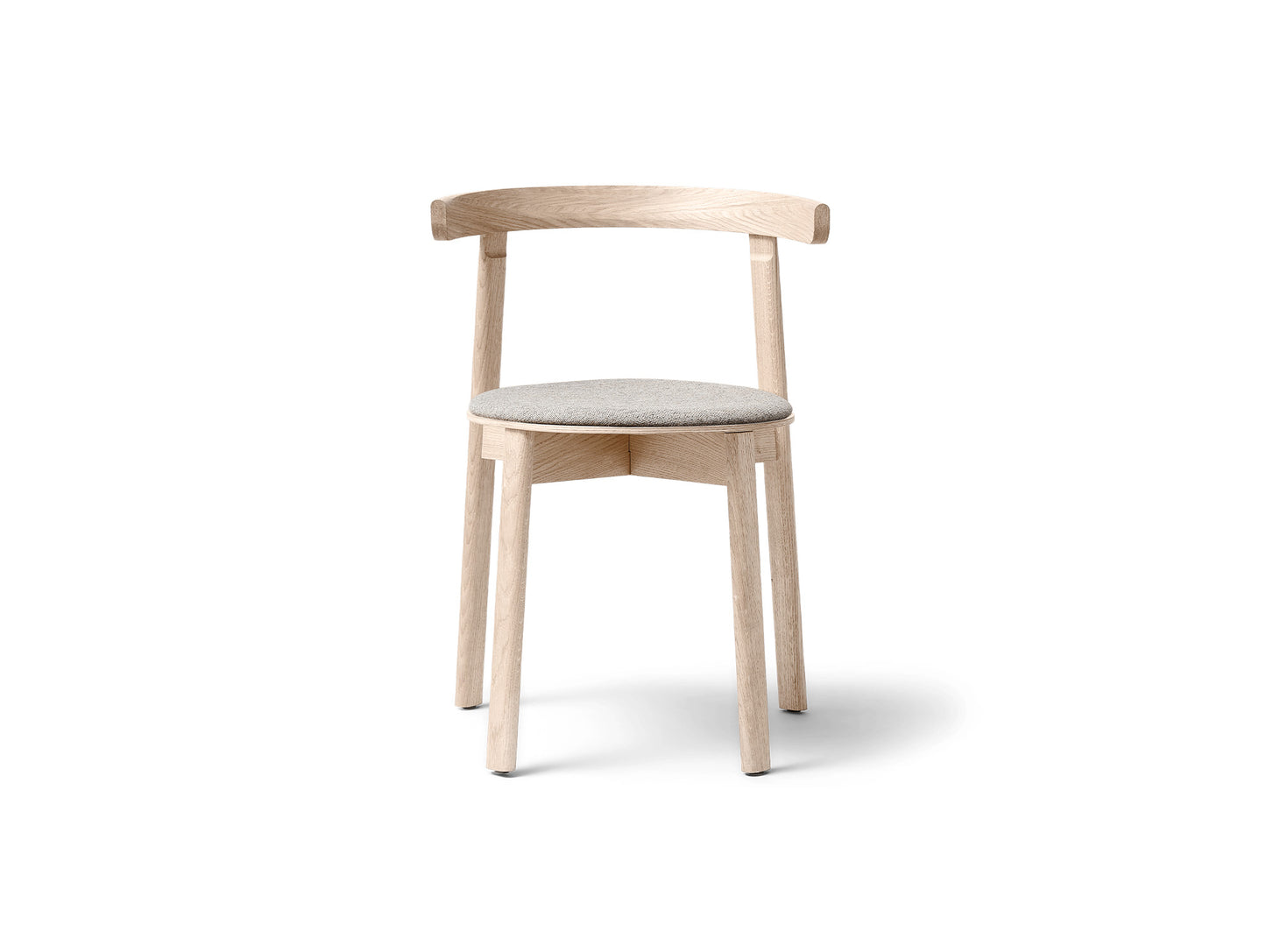 Lunar Chair Upholstered by Form & Refine - White Oiled Oak