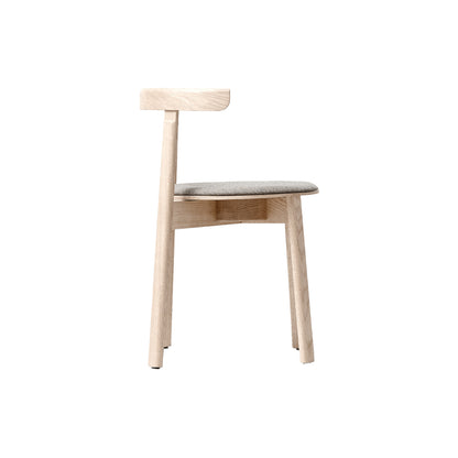 Lunar Chair Upholstered by Form & Refine - White Oiled Oak