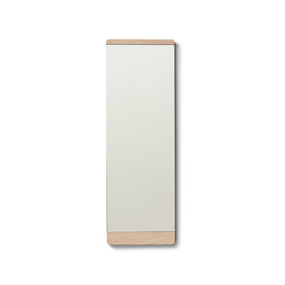 Rim Wall Mirror by Form & Refine - 35x 110 cm / White Oiled Oak