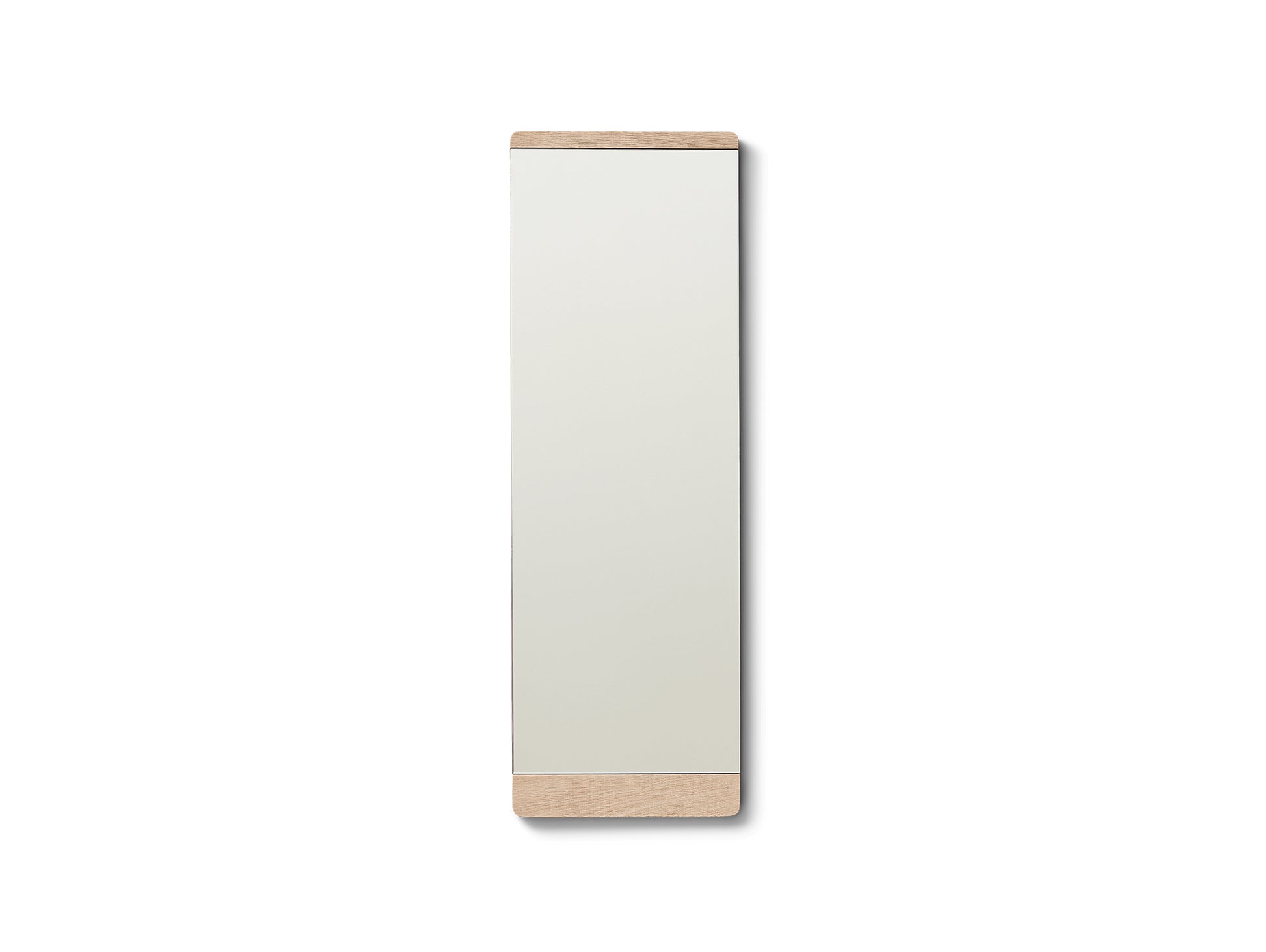 Rim Wall Mirror by Form & Refine - 35x 110 cm / White Oiled Oak