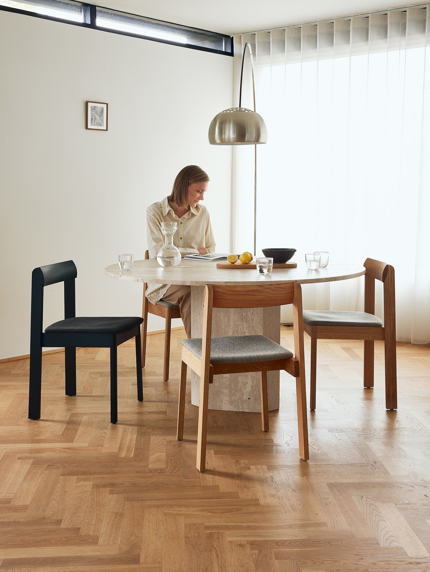 Blueprint Chair Upholstered by Form & Refine