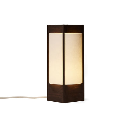 Andon Table Lamp by Form & Refine - Dark Brown Lacquered Ash