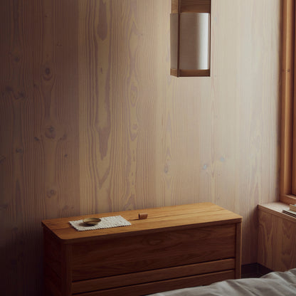 A Line Storage Bench 90 cm by Form & Refine - Oiled Oak
