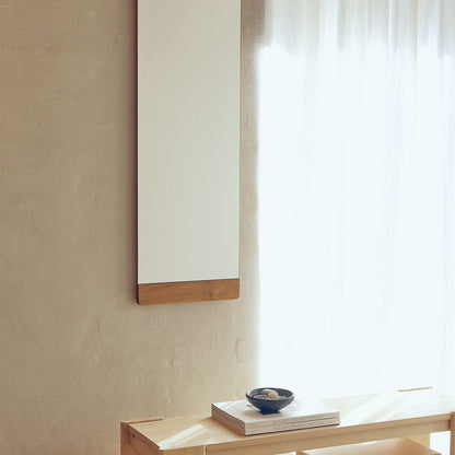 Rim Wall Mirror by Form & Refine - 35x 110 cm / Oiled Oak