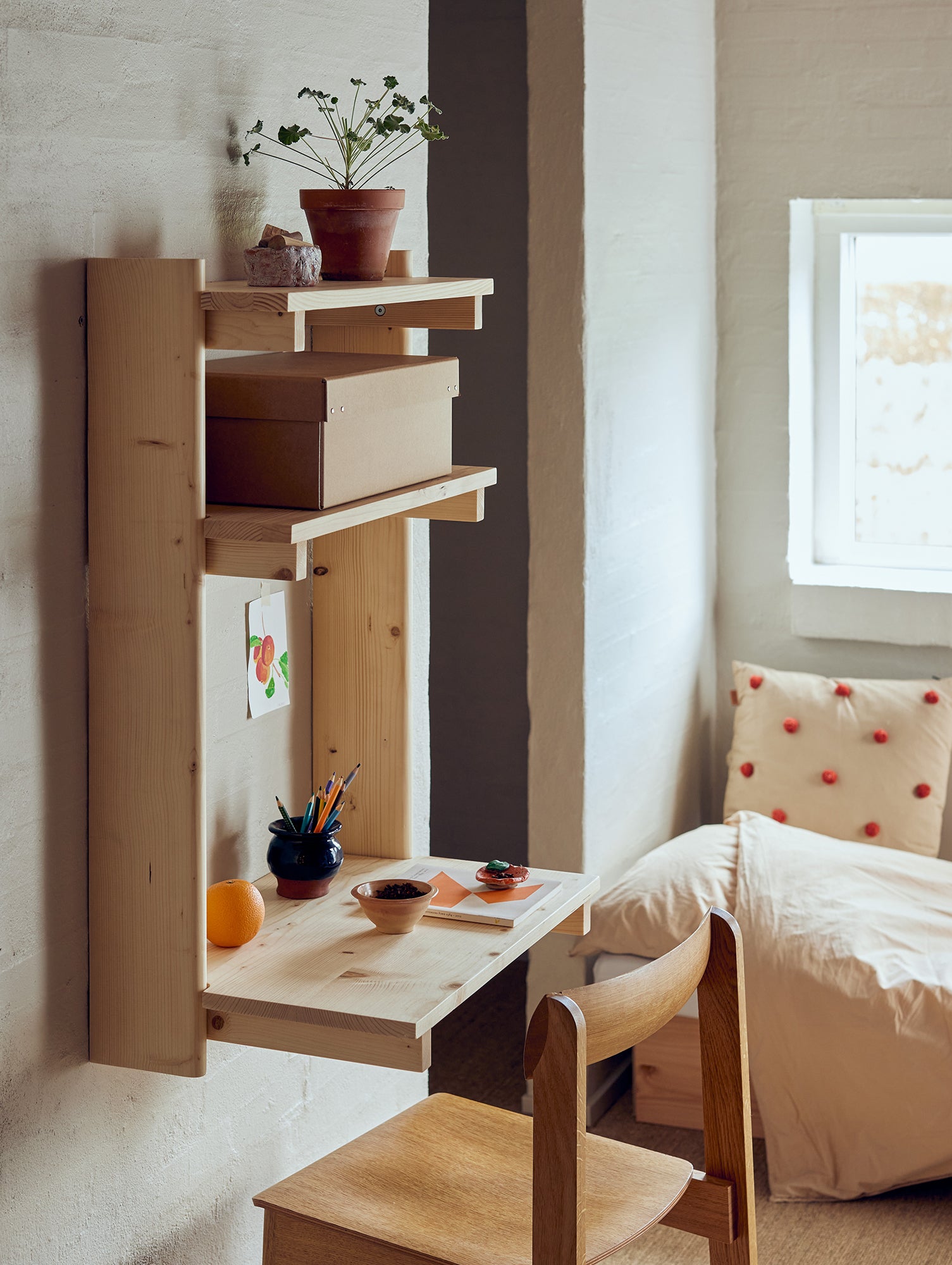 Beam Wall Office Shelf 3 by Form & Refine