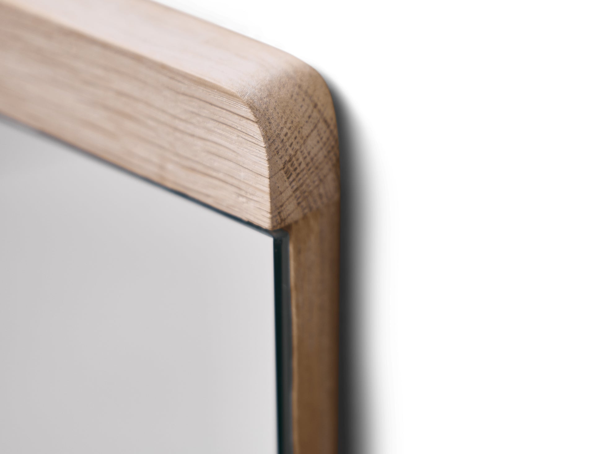 Rim Wall Mirror by Form & Refine - 35x 110 cm / White Oiled Oak