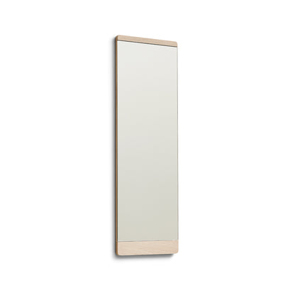 Rim Wall Mirror by Form & Refine - 35x 110 cm / White Oiled Oak