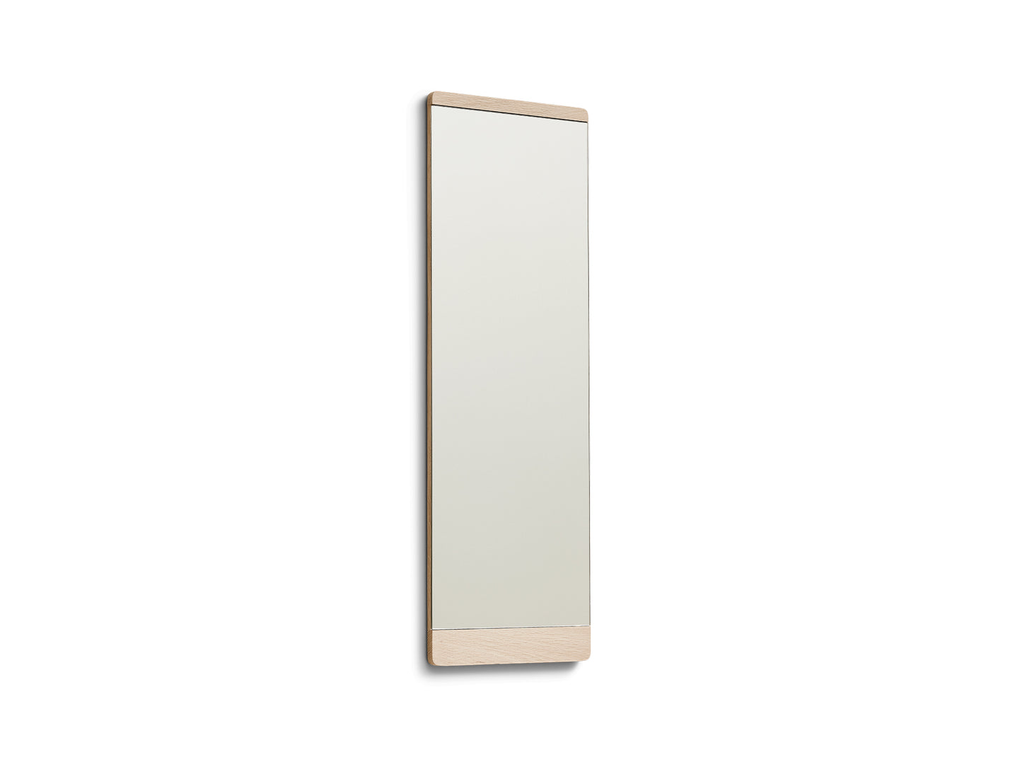 Rim Wall Mirror by Form & Refine - 35x 110 cm / White Oiled Oak