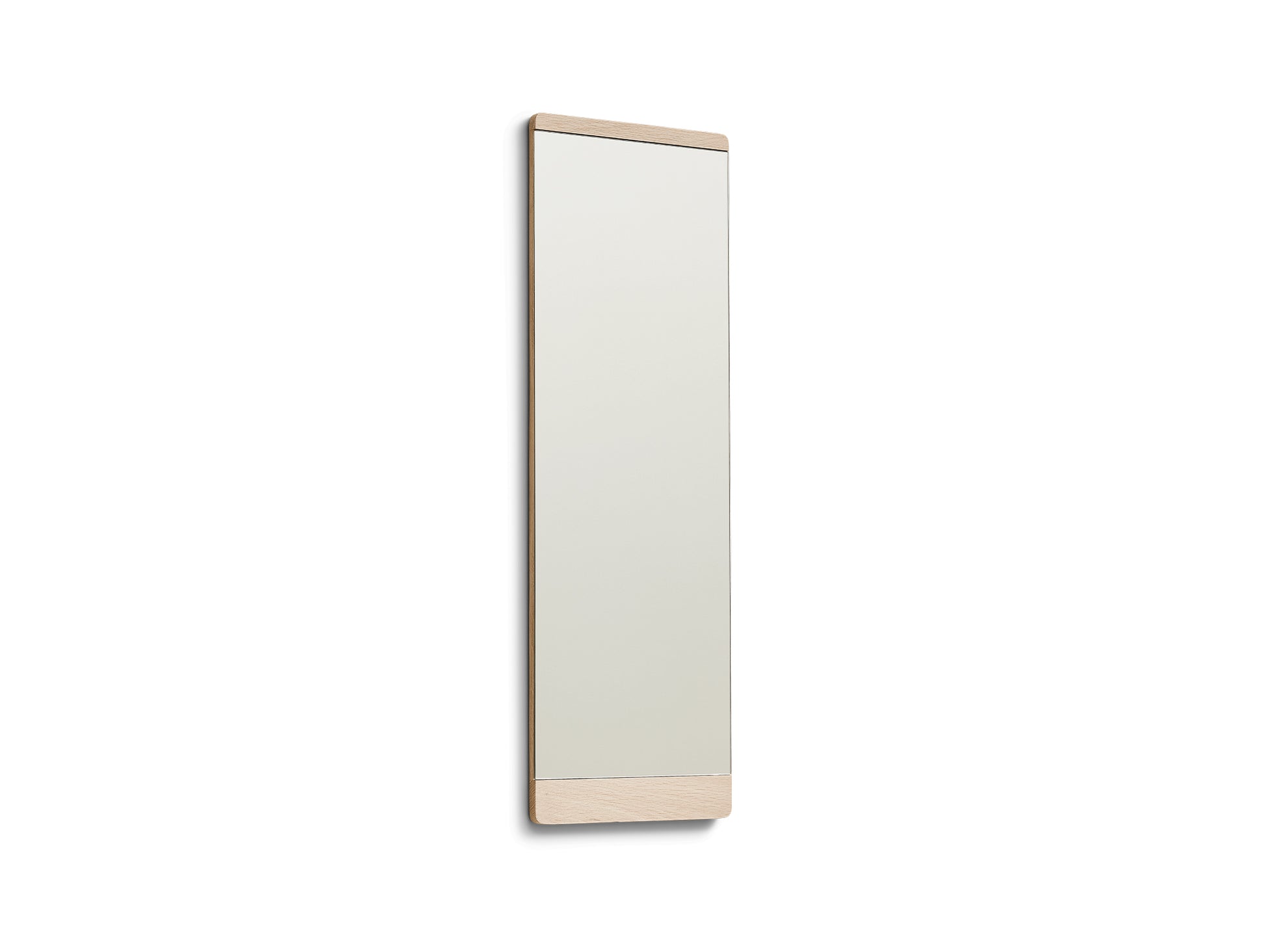 Rim Wall Mirror by Form & Refine - 35x 110 cm / White Oiled Oak