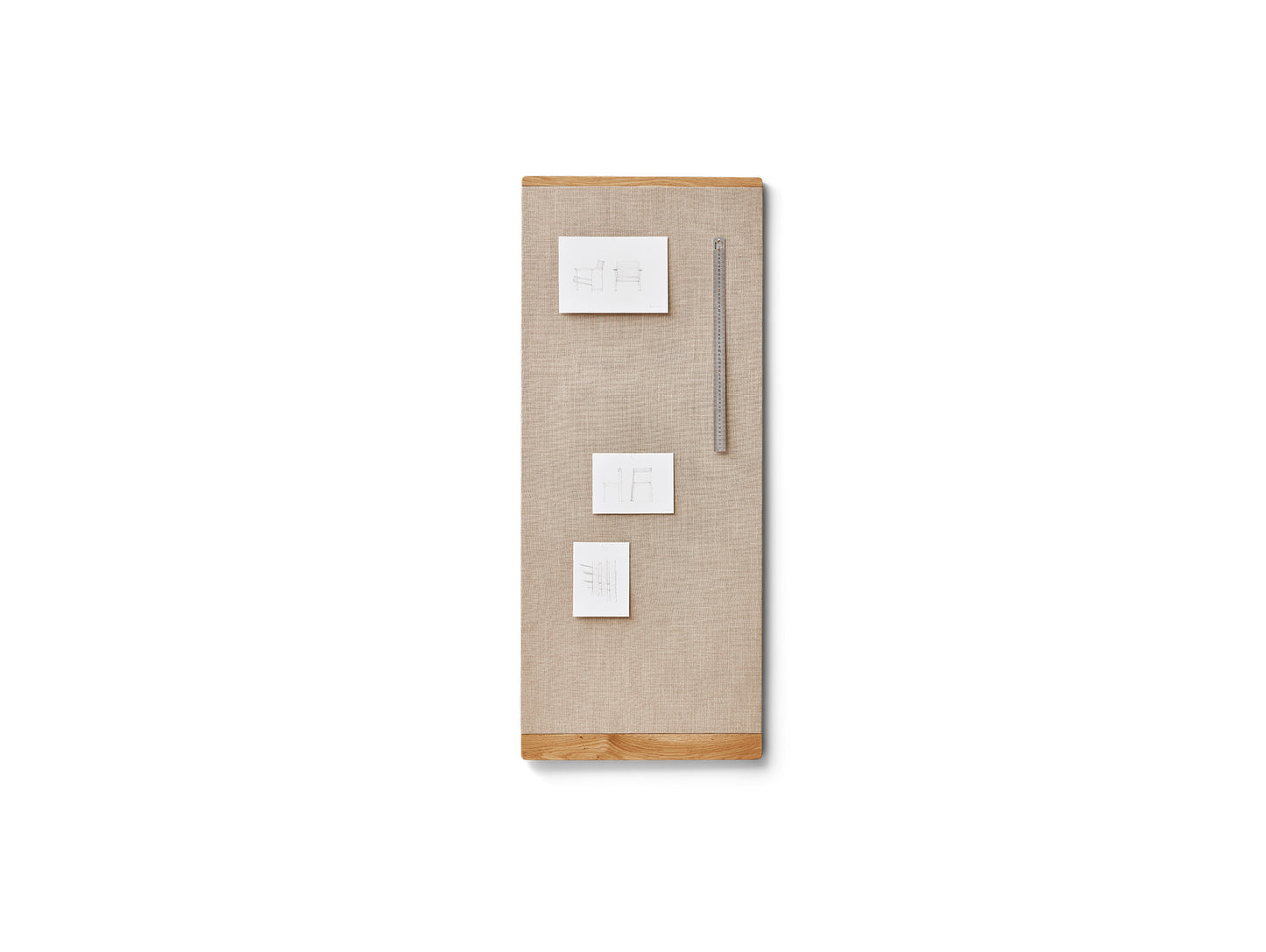 Rim Pinboard by Form & Refine - 60 x 145 cm / Oiled Oak 