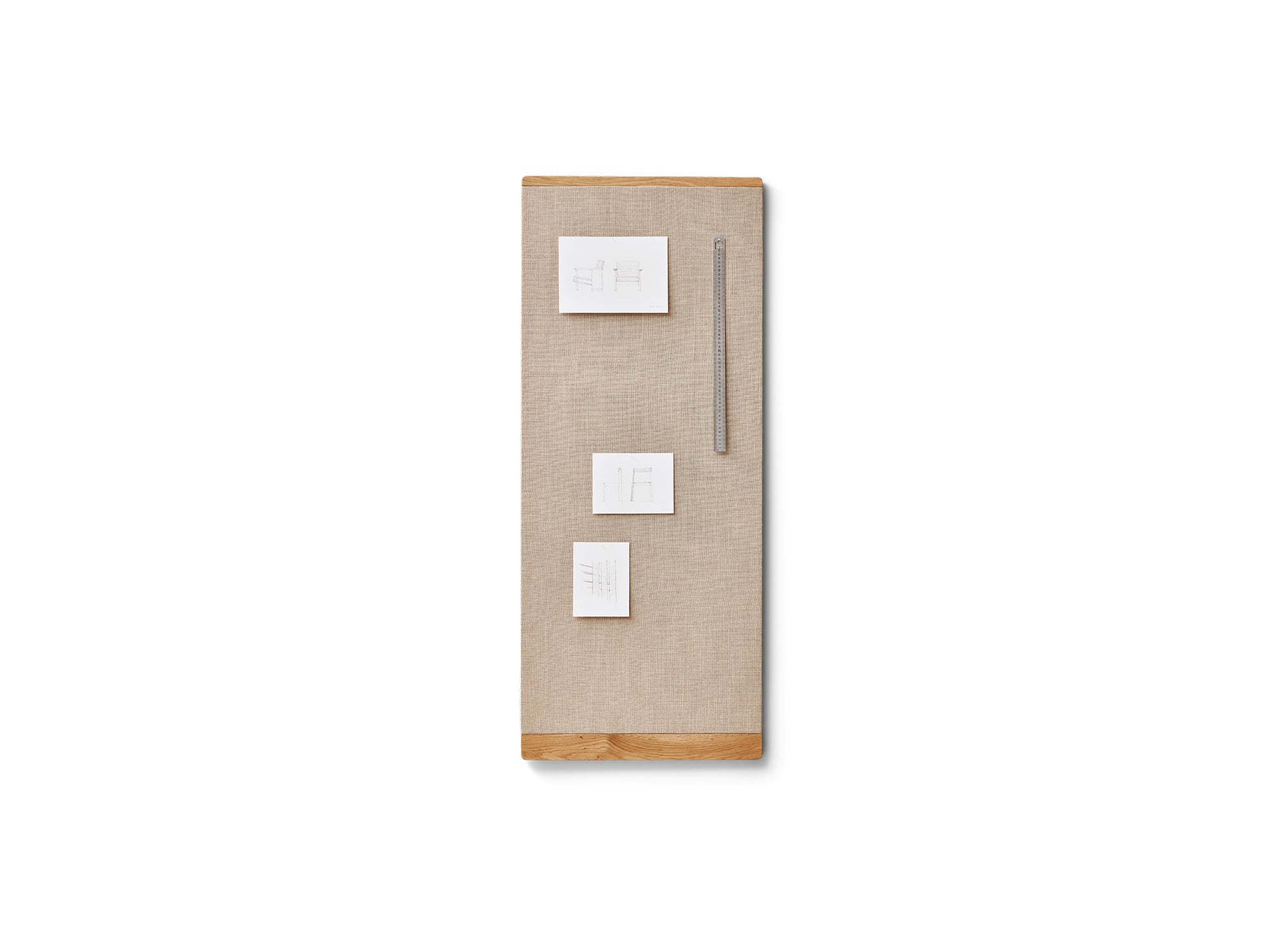 Rim Pinboard by Form & Refine - 60 x 145 cm / Oiled Oak 