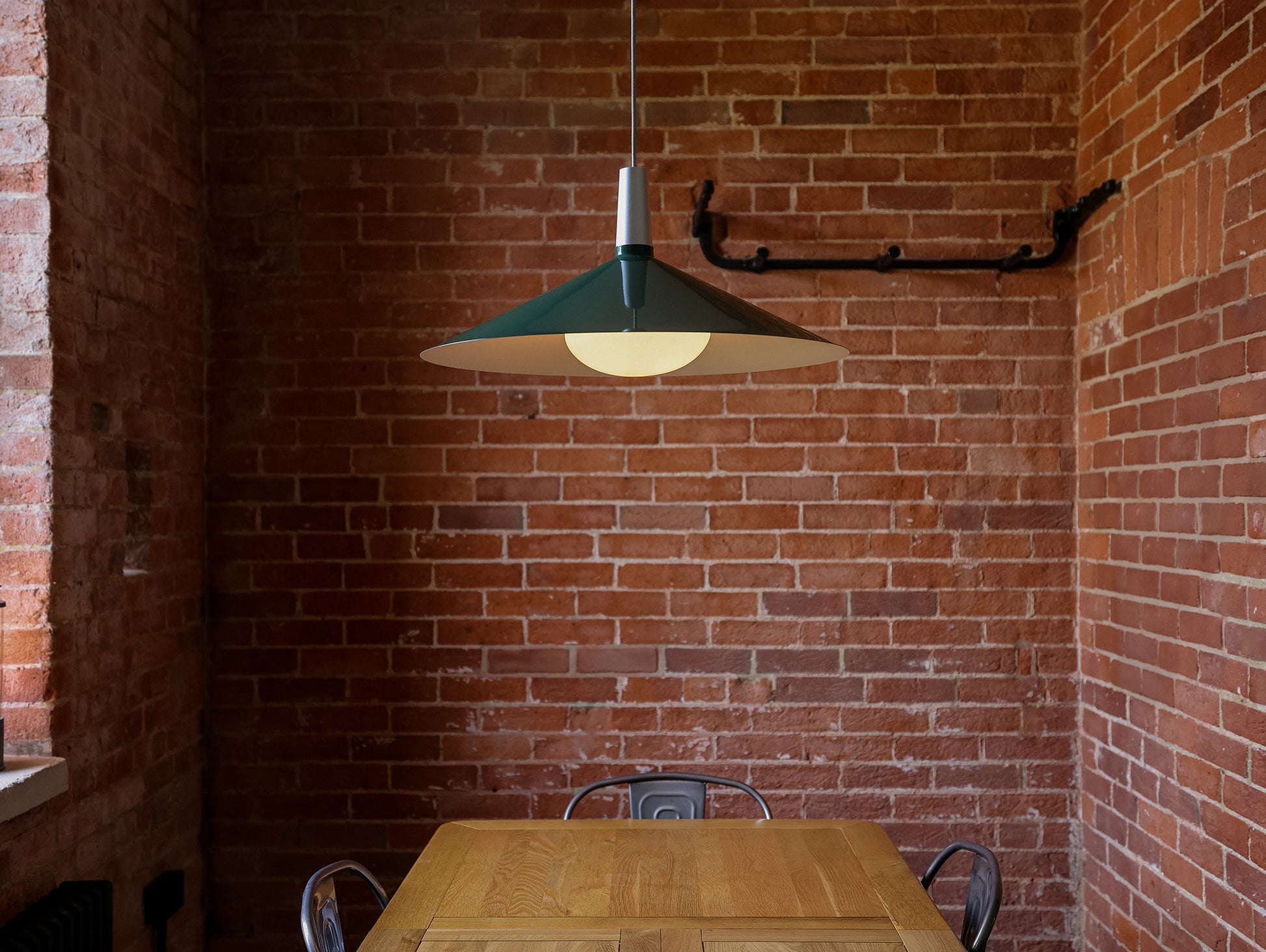 Bower Pendant Light by Tala - Large / Dark Green