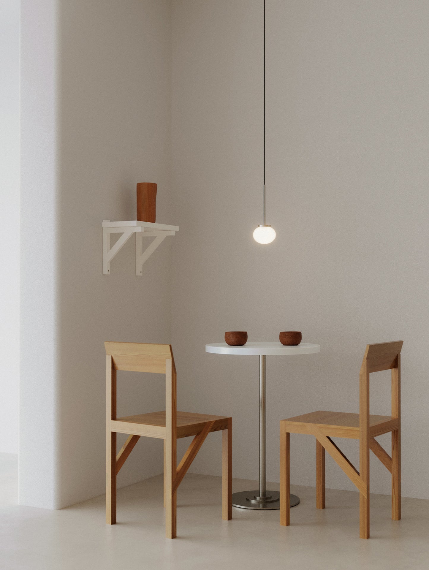 Ovoid Pendant Lamp by Frama - Single