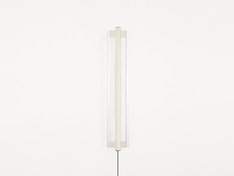 Eiffel Wall Lamp Double by Frama - Cream Powder Coated Steel / Height 1000 mm