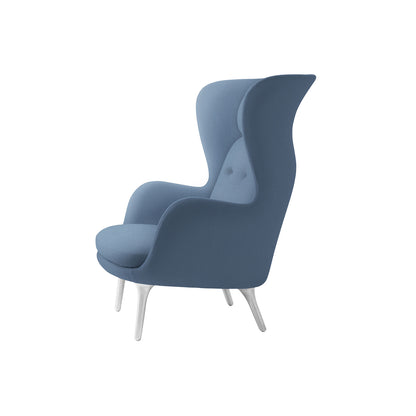 Ro Lounge Chair - Single Upholstery by Fritz Hansen - JH1 / Christianshavn Light Blue Uni 1151