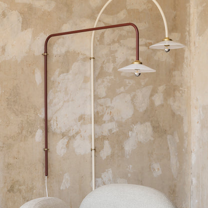 Hanging Lamp No.5 by Valerie Objects - Menie Red Steel