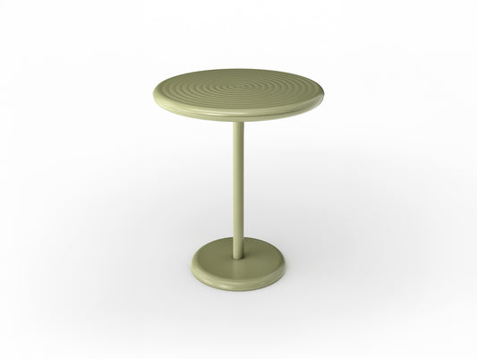 Groove Round Table by Tom Dixon - Moss
