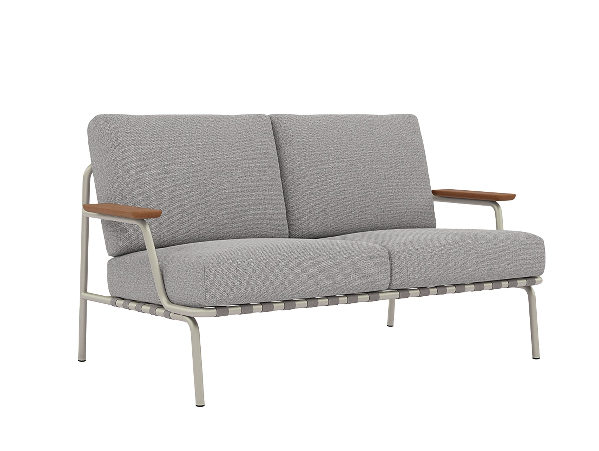 Settle 2-Seater Sofa by Muuto / Grey Frame / Laze 03
