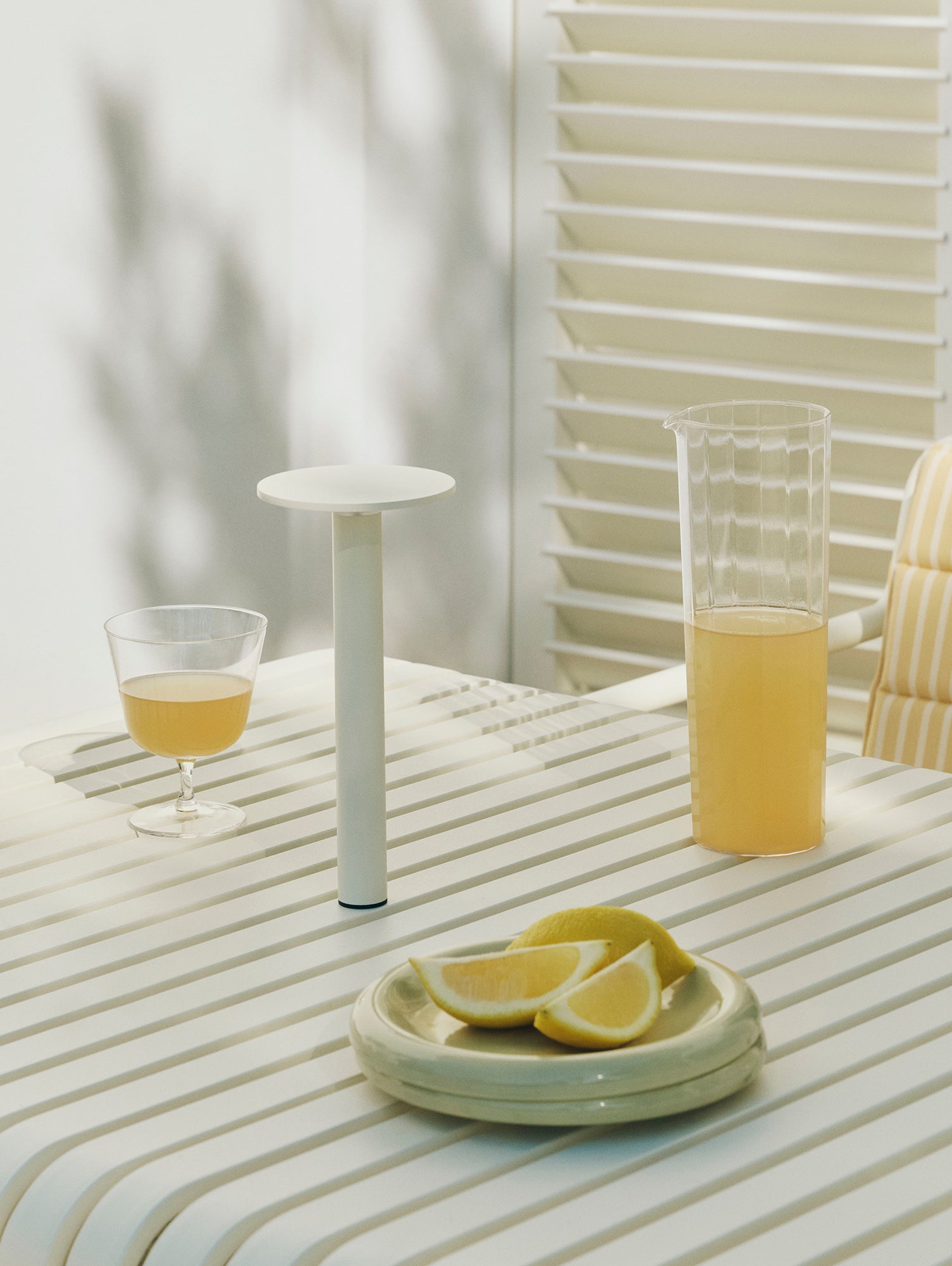 Host Portable Lamp by HAY - Cream White