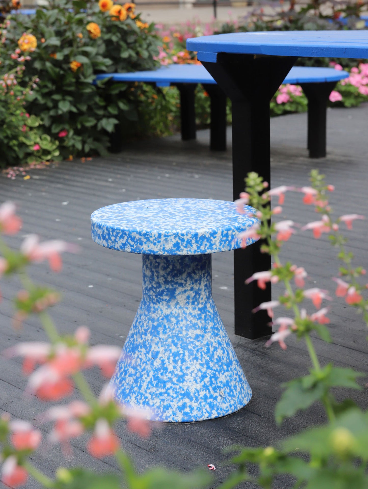 Bit Stool - Cone by Normann Copenhagen - Blue