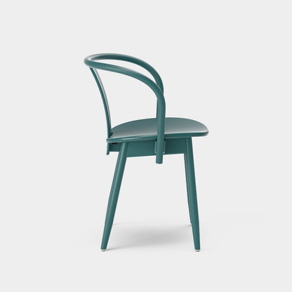 Icha Chair in Library Green Lacquered Beech by Massproductions