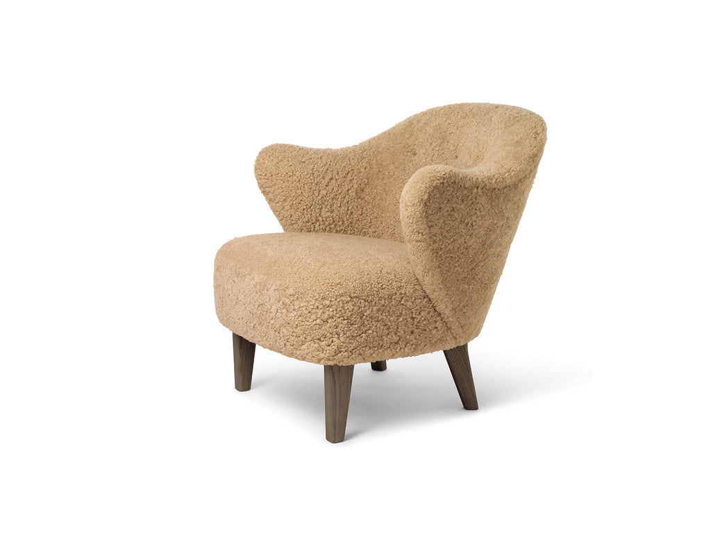 Ingeborg Lounge Chair by Audo Copenhagen - Dark Stained Oak / Sheepskin Honey Ingeborg
