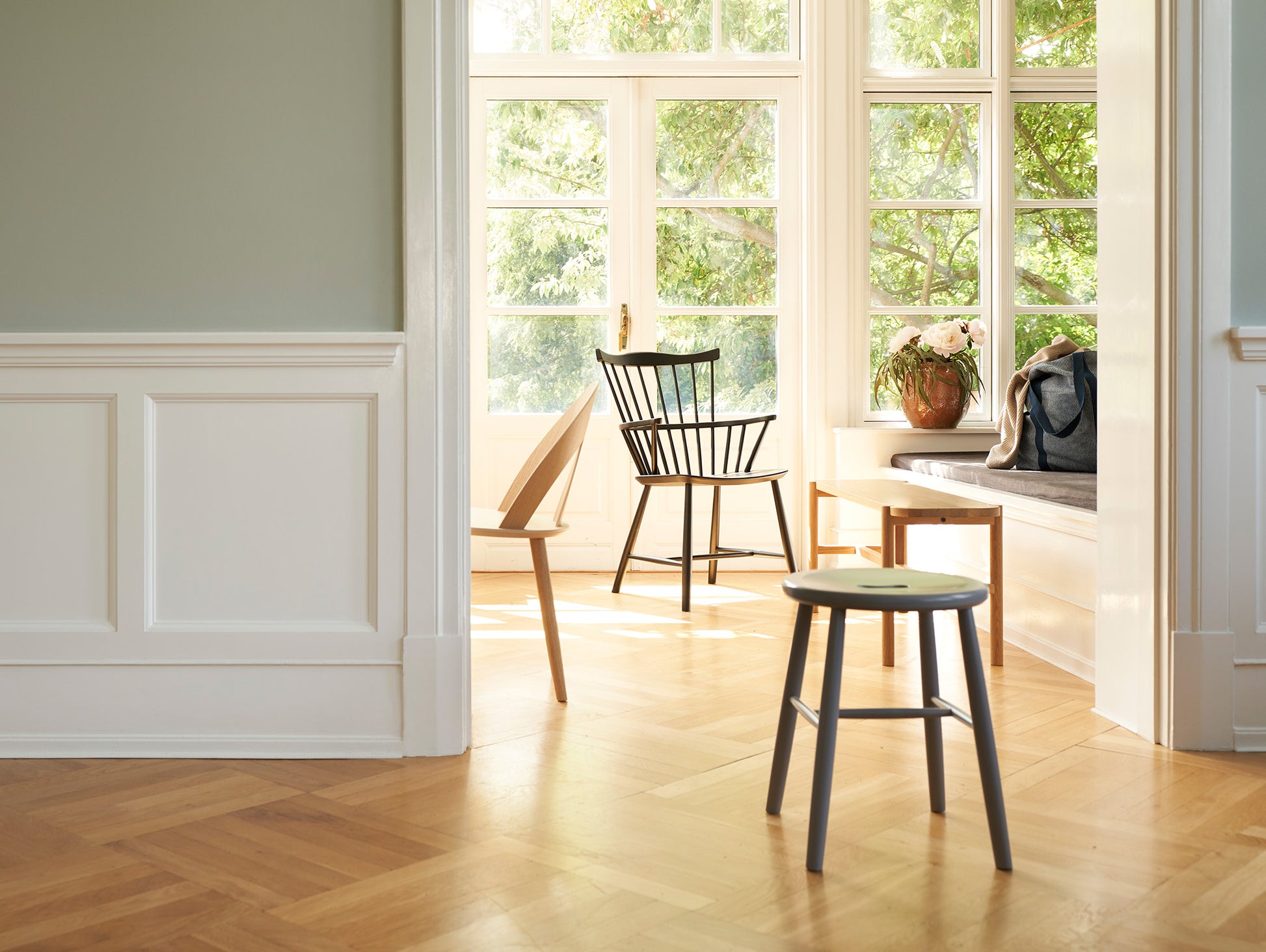 J27 Stool by FDB Mobler