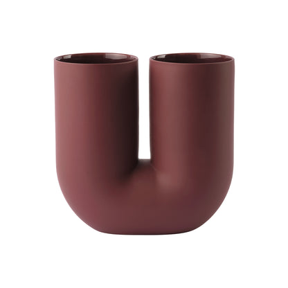 Kink Vase by Muuto - Deep Red