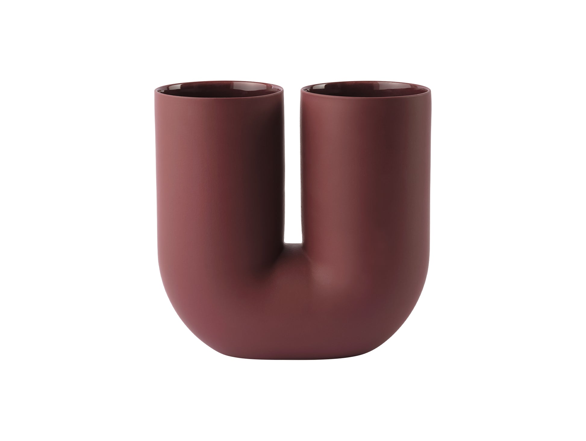 Kink Vase by Muuto - Deep Red