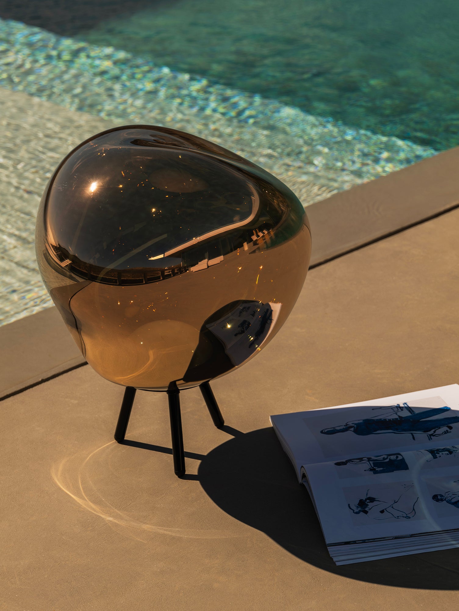 Melt Large LED Portable Lamp by Tom Dixon 