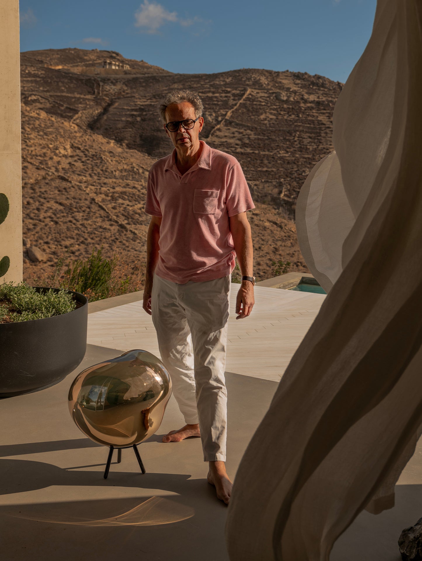 Melt Large LED Portable Lamp by Tom Dixon 