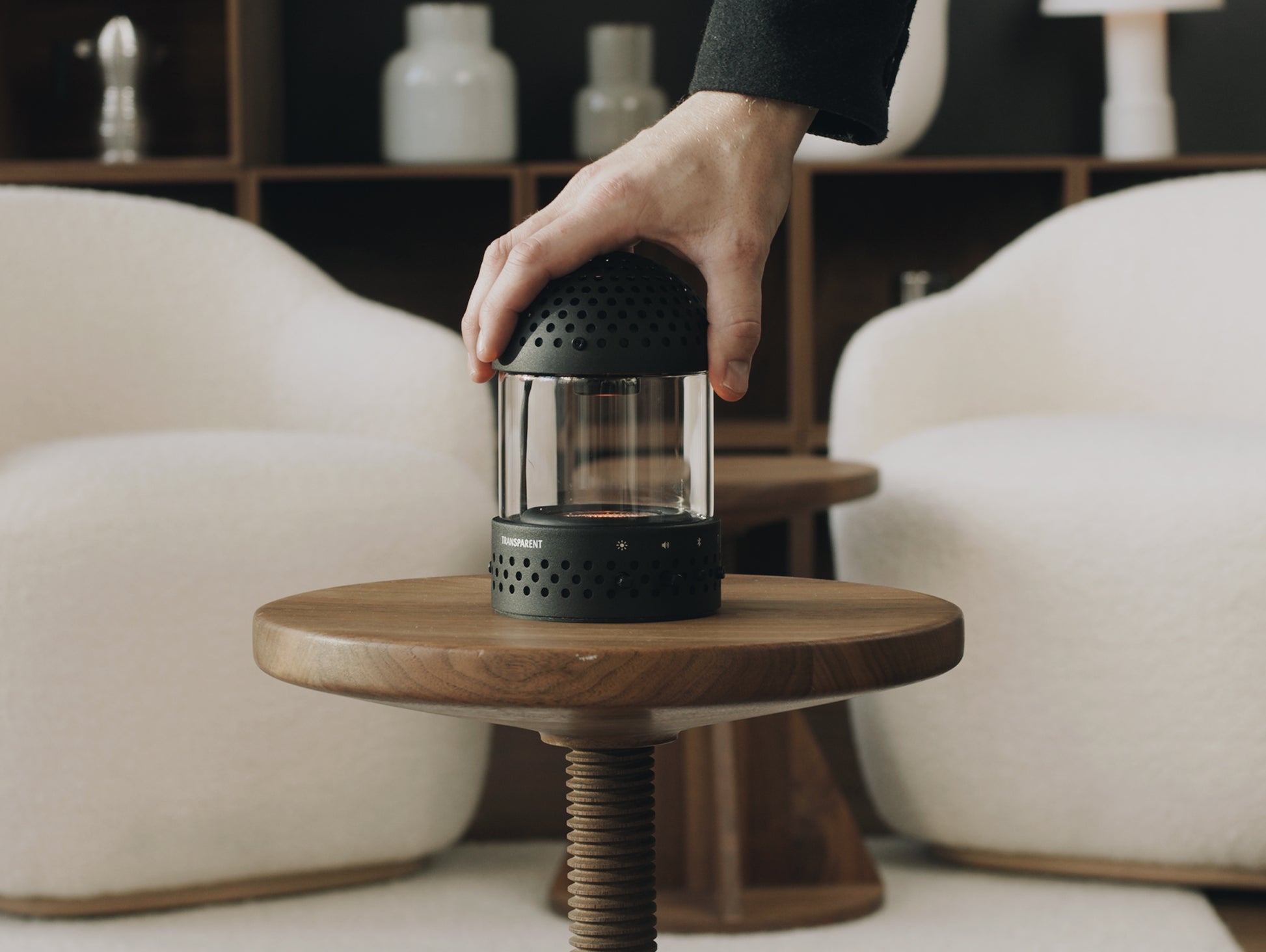 Light Speaker by Transparent - Black