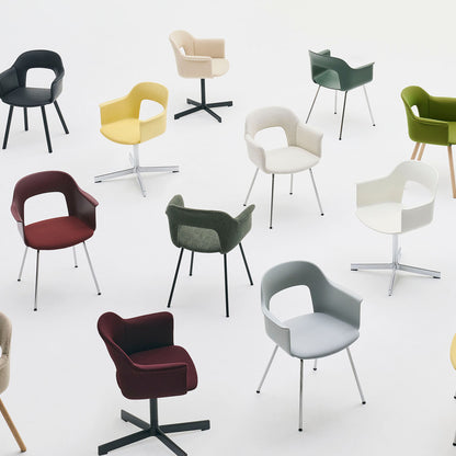 Layout Armchair - Swivel Base by HAY