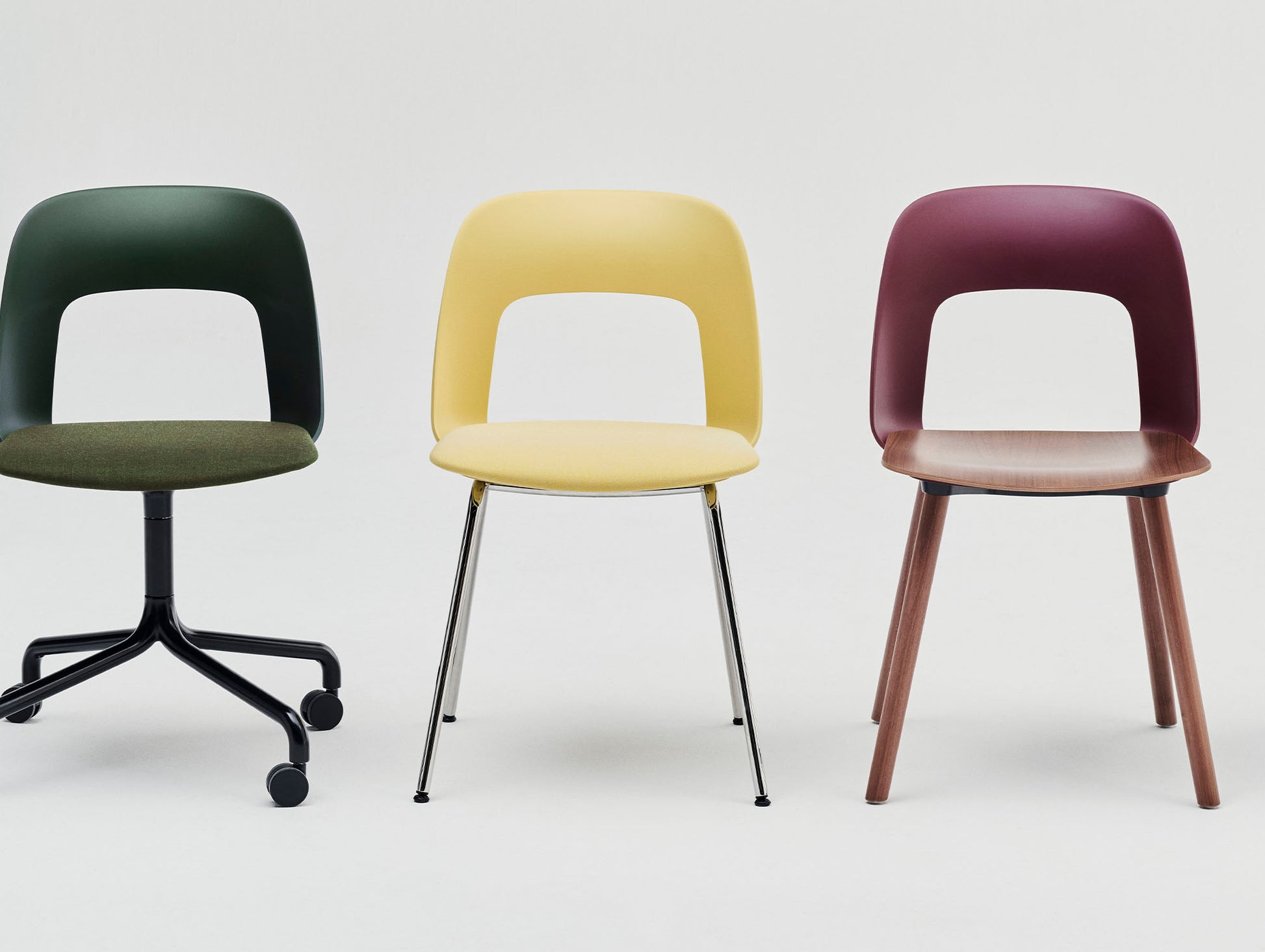 Layout Chair Wood Base 122 by HAY