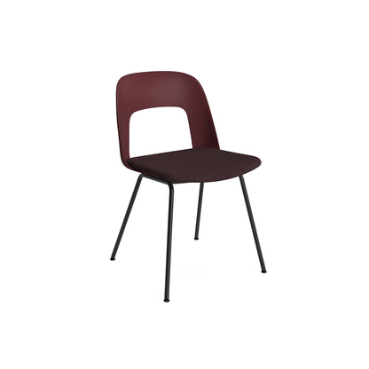 Layout Chair 113  Metal Base by HAY - Bordeaux / Remix 373