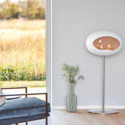 Steel High Fireplace
