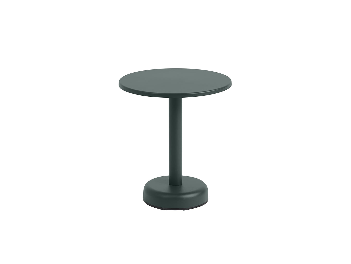 Linear Steel Coffee Table by Muuto - D42 H47 / Dark Green