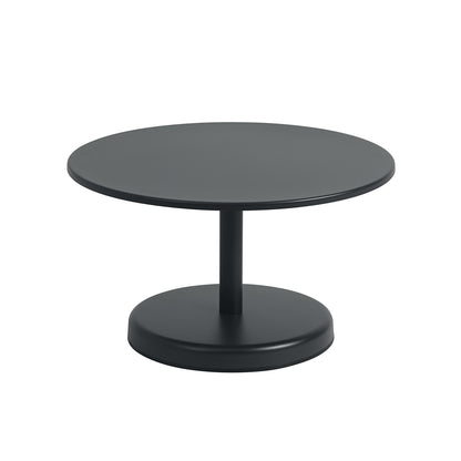 Linear Steel Coffee Table by Muuto - D70 H40 / Black