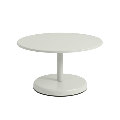 Linear Steel Coffee Table by Muuto - D70 H40 / Grey