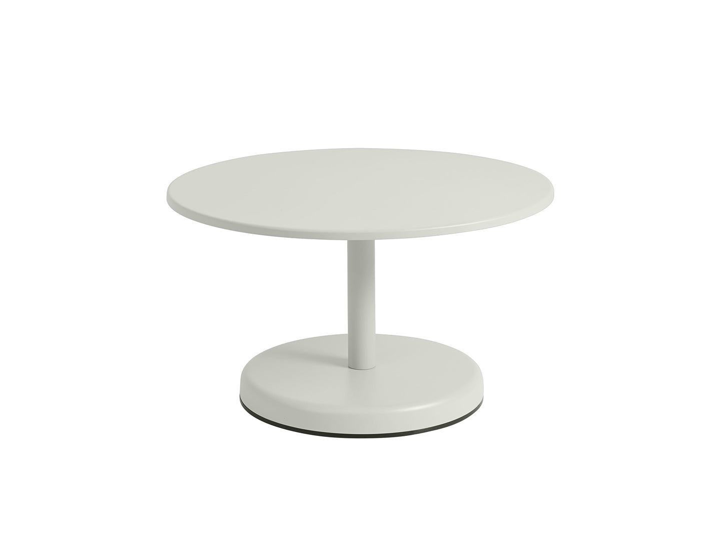 Linear Steel Coffee Table by Muuto - D70 H40 / Grey
