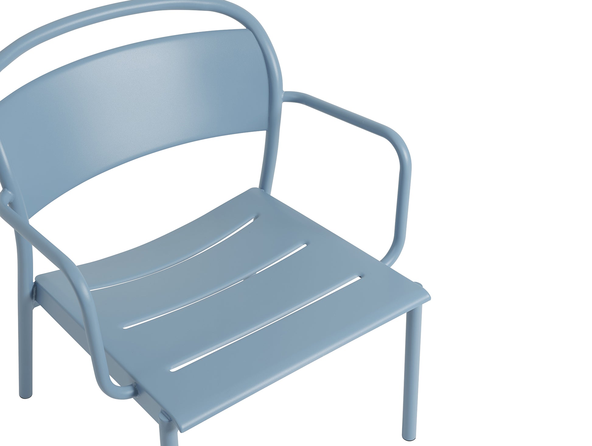 Linear Steel Lounge Armchair by Muuto - Pale Blue