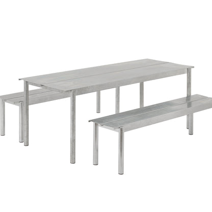 Muuto Linear Table  - Warm Galvanised Steel