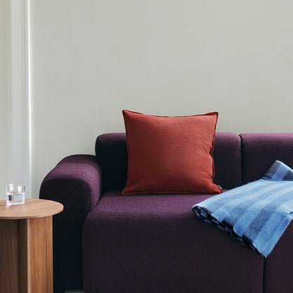 Mags 2.5 Seater Sofa (Low Armrest) by HAY - Turf Burgundy