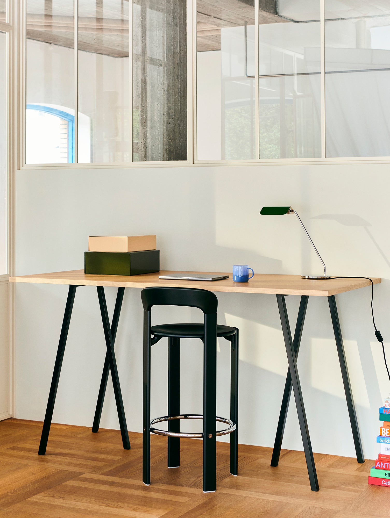 Apex Desk Lamp by HAY - Emerald Green