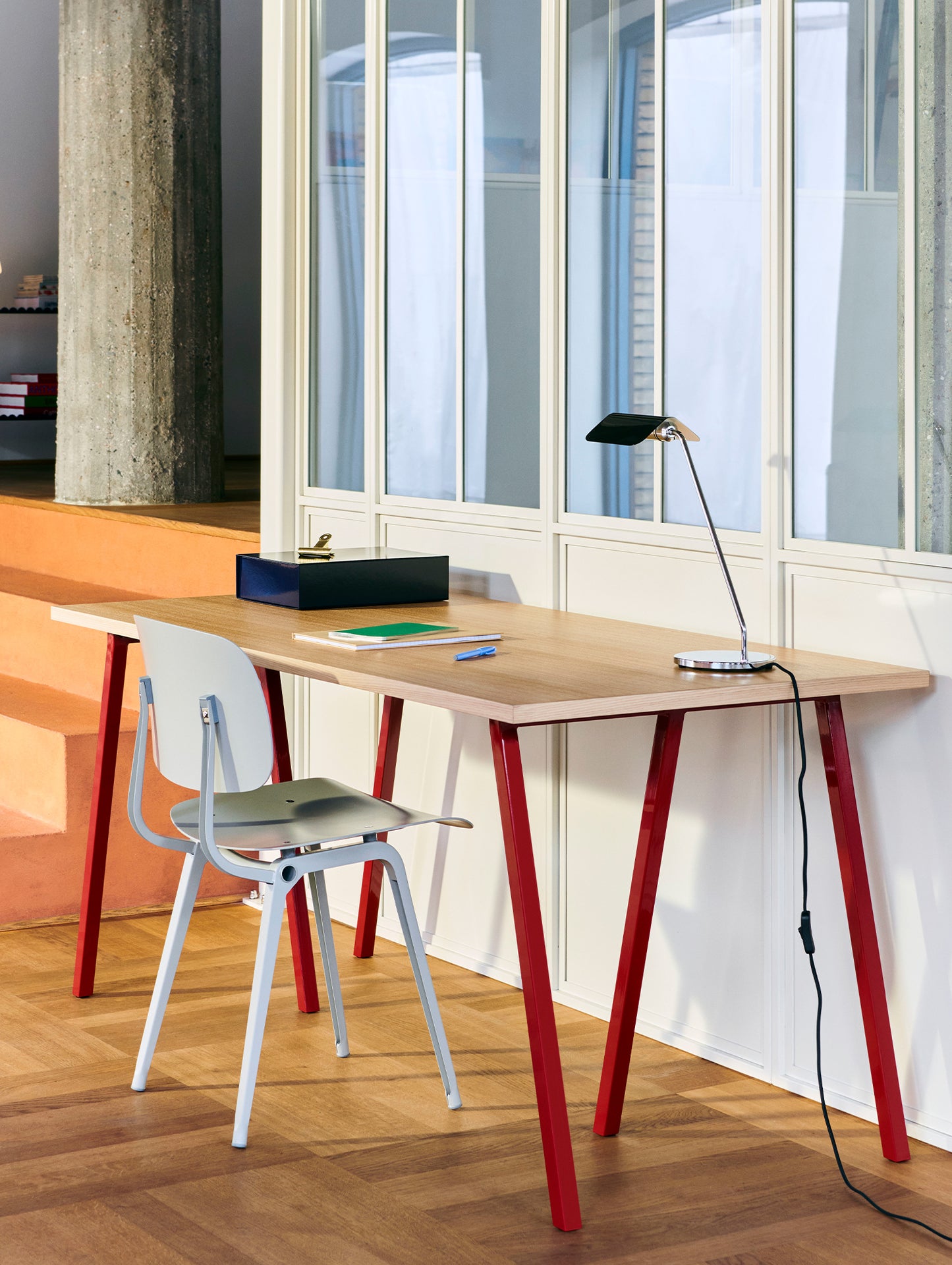 Apex Desk Lamp by HAY - Iron Black