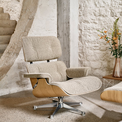 Eames Lounge Chair by Vitra -Lacquered Chestnut / Bamboo Terra 04 Nubia