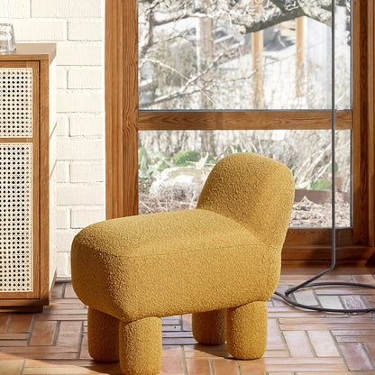 Lulu Pouf by Design House Stockholm - Yellow 