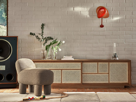 Lulu Pouf by Design House Stockholm - Brown