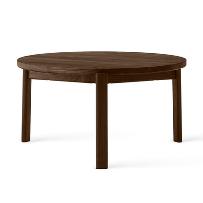 Passage Lounge Table by Menu - D70 cm / dark stained oak