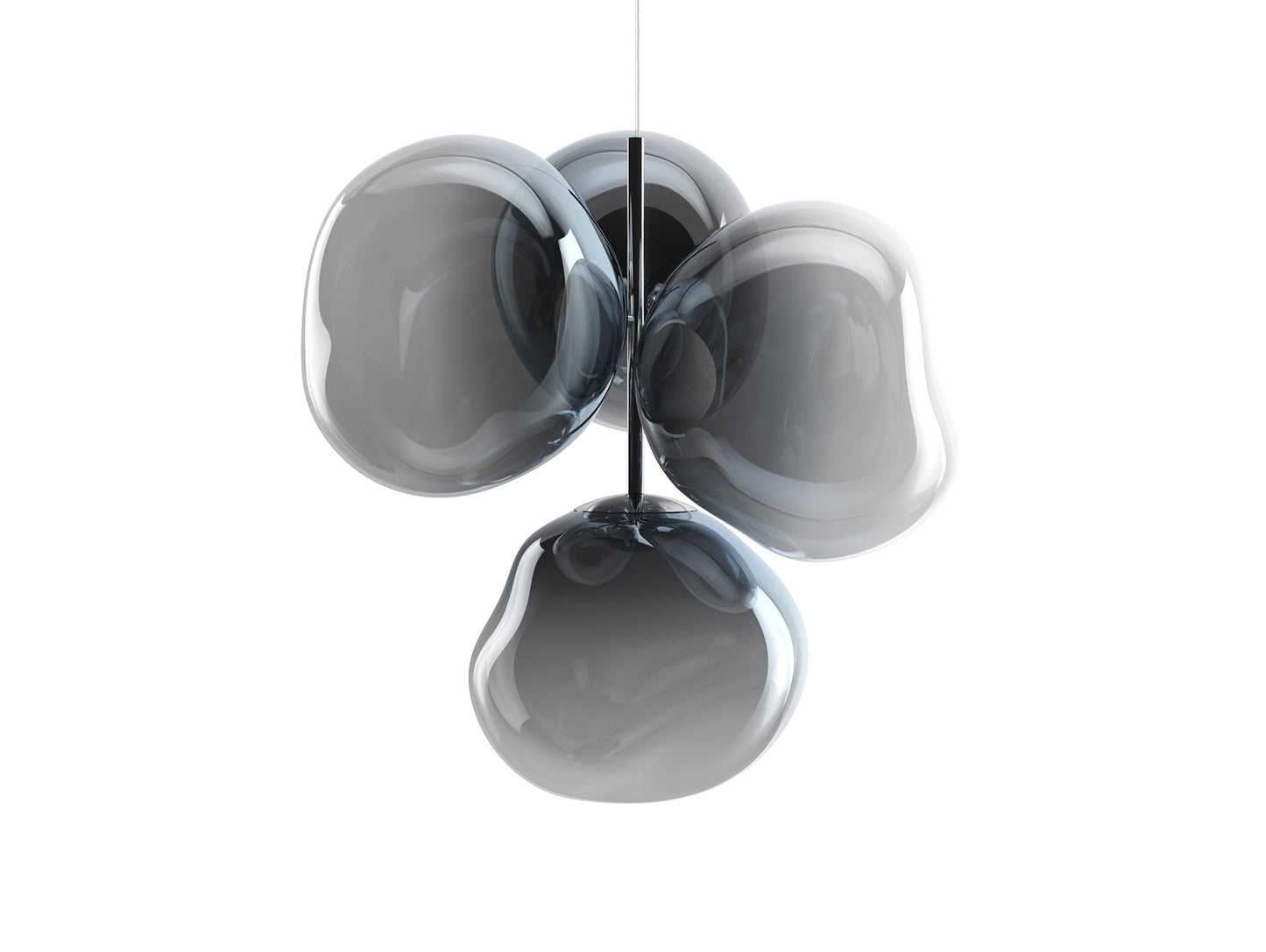 Melt LED Chandelier by Tom Dixon - Small / Nickel